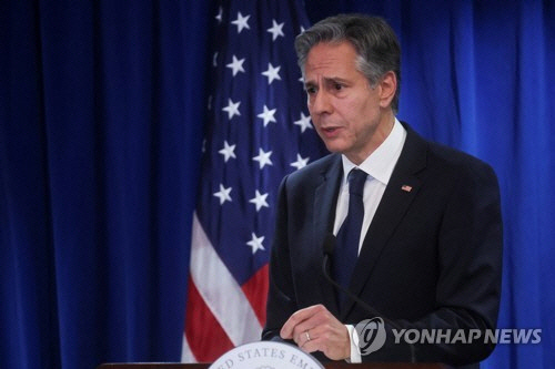 토니 블링컨 미국 국무장관[로이터=연합뉴스]